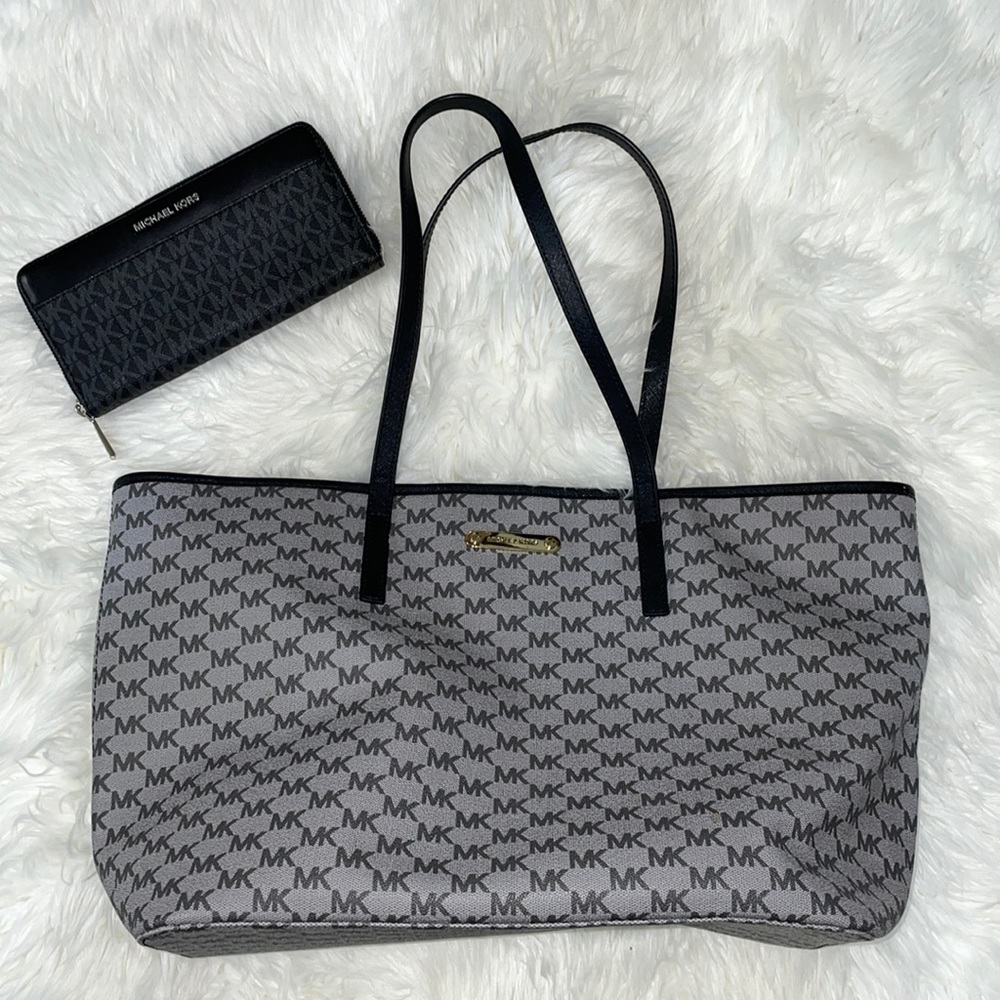 BRAND NEW Michael Kors Designer Tote Bag & Matching Wallet NEVER USED